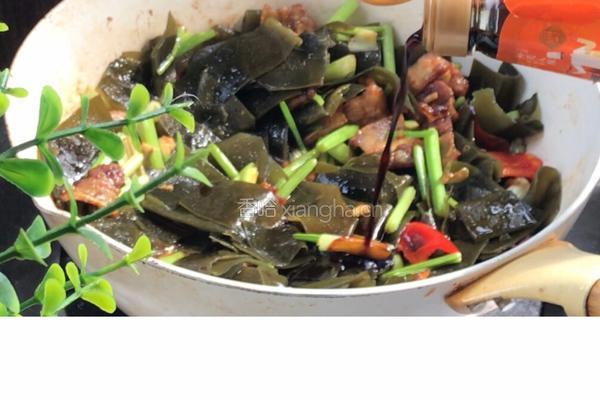 海带炒肉的做法图解16