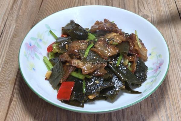 海带炒肉的做法图解18