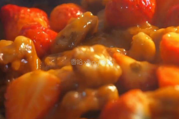 草莓牛肉粒的做法图解7