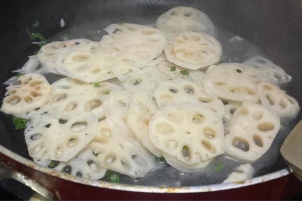 清炒莲藕的做法图解4