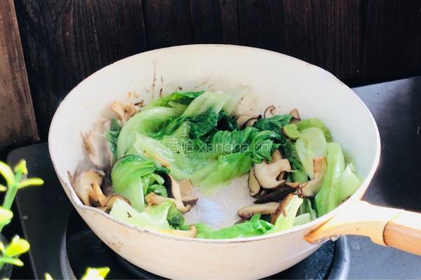 生菜炒香菇的做法图解8