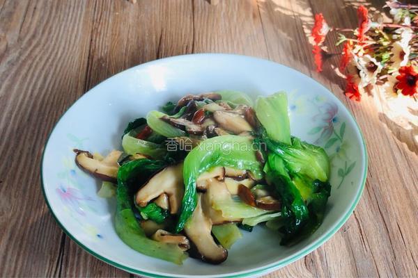 生菜炒香菇的做法图解11
