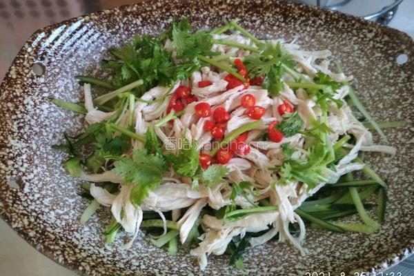 黄瓜拌鸡胸肉的做法图解15