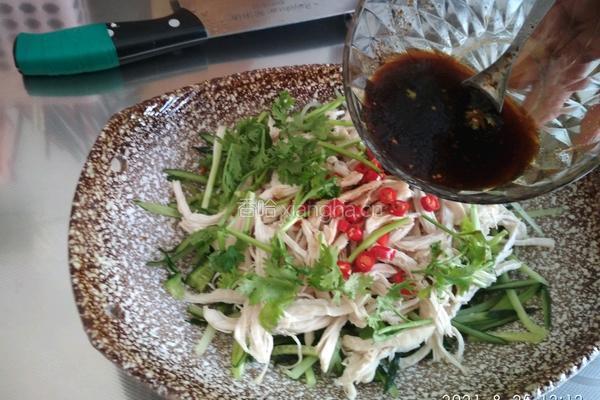 黄瓜拌鸡胸肉的做法图解17