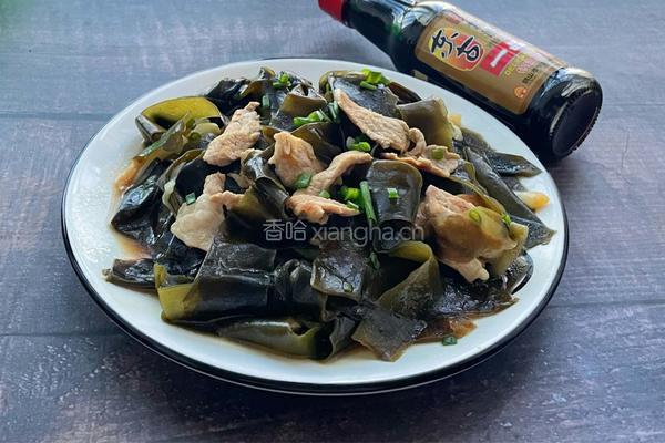海带炒肉的做法图解13