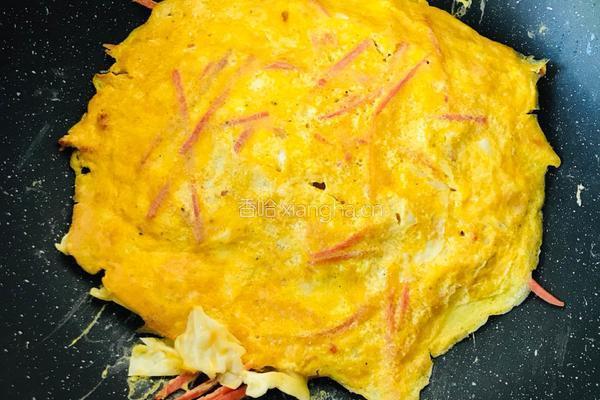 包菜鸡蛋饼的做法图解6