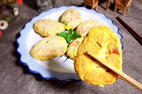 叶子豆渣饼的做法图解16
