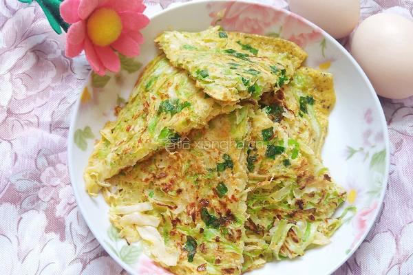包菜鸡蛋饼的做法图解10