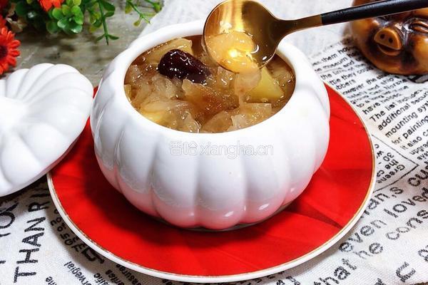苹果炖银耳的做法图解12