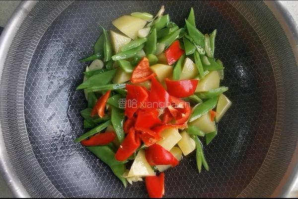 辣炒芸豆土豆块的做法图解8