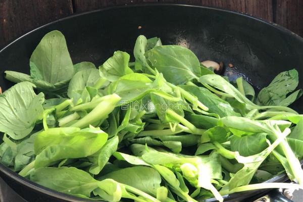 青菜香菇炒鸡蛋的做法图解9
