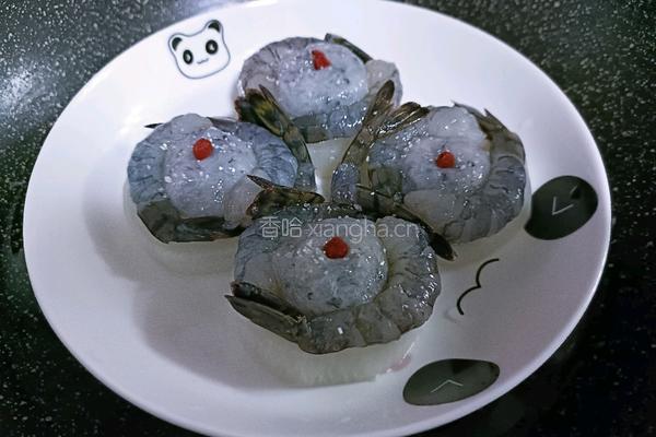 翡翠白玉虾的做法图解13
