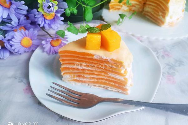 芒果千层蛋糕（薄饼机版）的做法图解17
