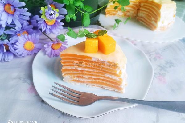 芒果千层蛋糕（薄饼机版）的做法图解19