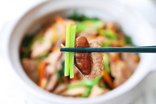香菇肉片煲的做法图解20