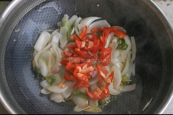 洋葱炒火腿肉的做法图解5