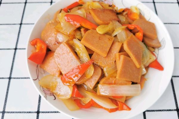 洋葱炒火腿肉的做法图解8