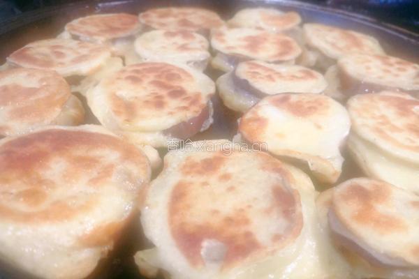 香煎茄饼的做法图解7
