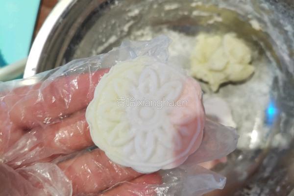 自制冰皮月饼的做法图解3