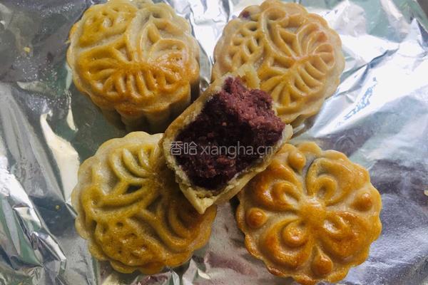 广式豆沙月饼的做法图解12