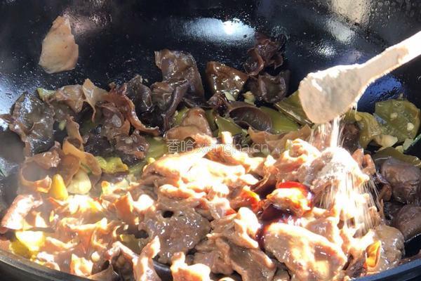 酸辣椒木耳炒牛肉的做法图解15