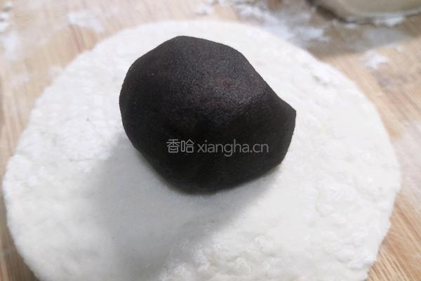 豆沙馅蒸月饼的做法图解3