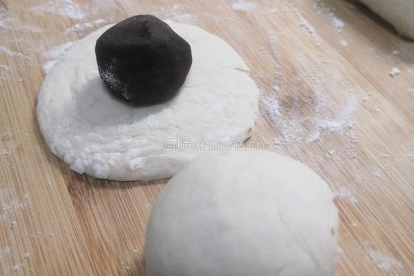 豆沙馅蒸月饼的做法图解4