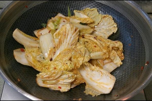 白菜豆腐炖粉条的做法图解6