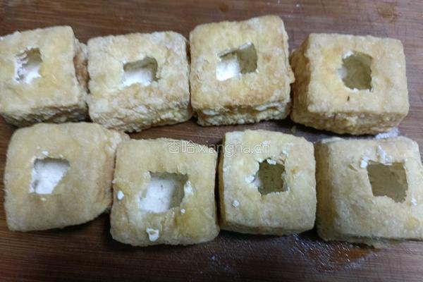盐卤老豆腐酿肉的做法图解11