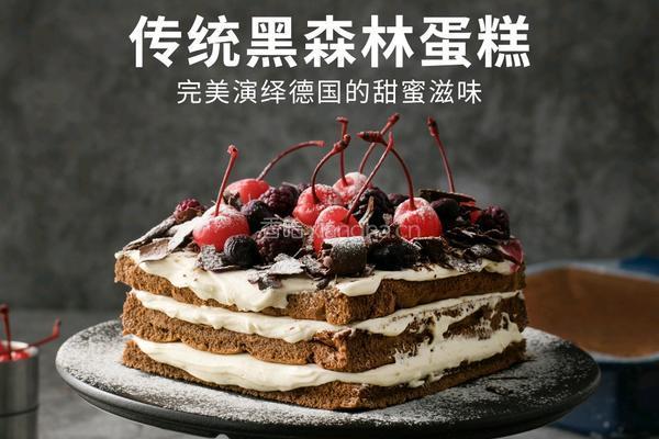 传统黑森林蛋糕 完美演绎德国的甜蜜滋味
