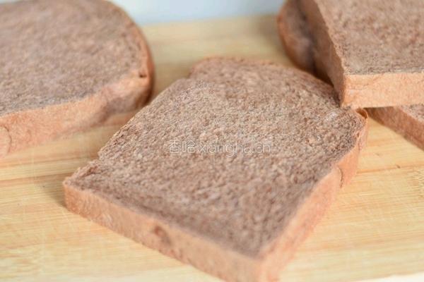 带着香浓诱人可可味吐司的做法图解8