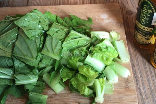 青菜鸡蛋炒河粉的做法图解1
