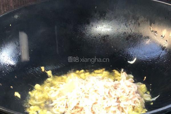 虾米炒白菜的做法图解5