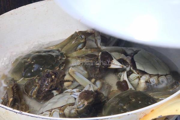 水煮螃蟹的做法图解8