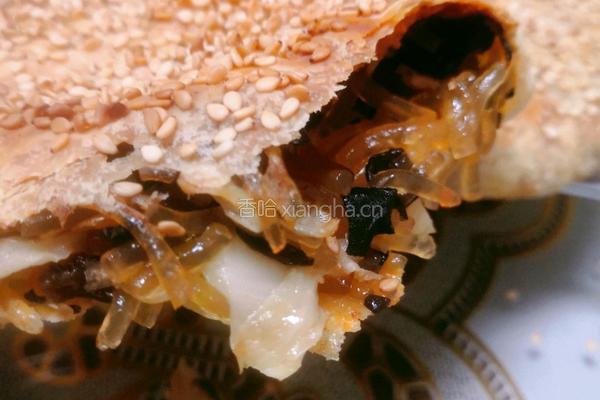 酥皮素馅烤饼的做法图解1