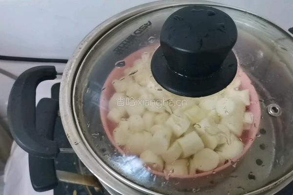 山药水果月饼的做法图解2