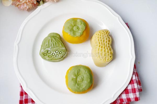 好柿连连花生月饼