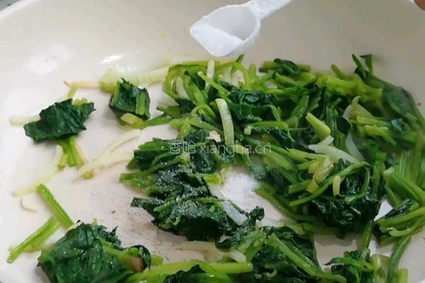 菠菜炒鸡蛋的做法图解8
