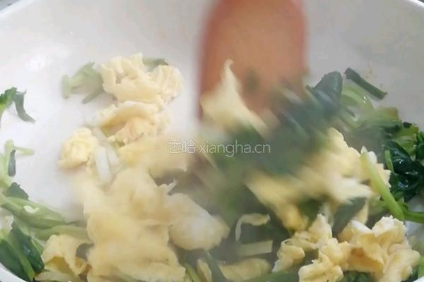 菠菜炒鸡蛋的做法图解10