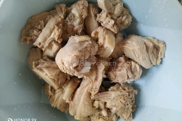 香菇焖鸭块的做法图解3