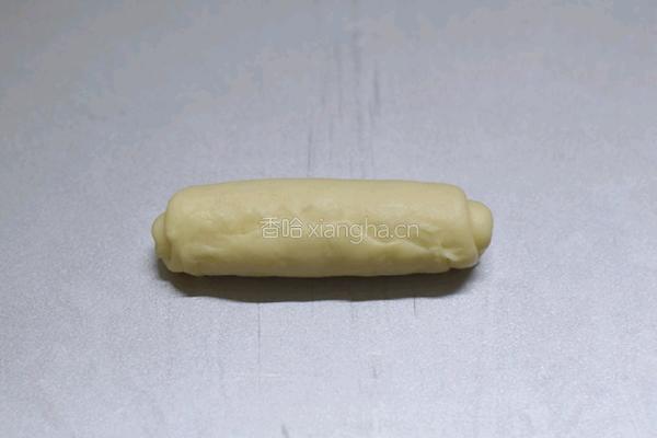 身形迷你的软式抹茶夹馅法国面包的做法图解4