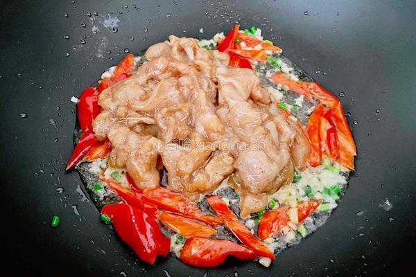小炒鸡脯肉的做法图解6