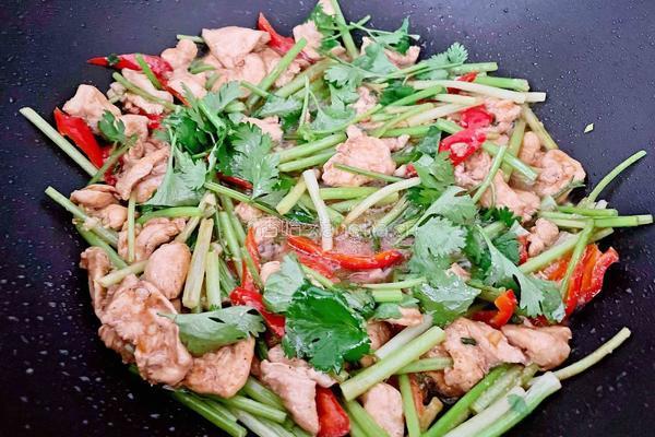小炒鸡脯肉的做法图解14