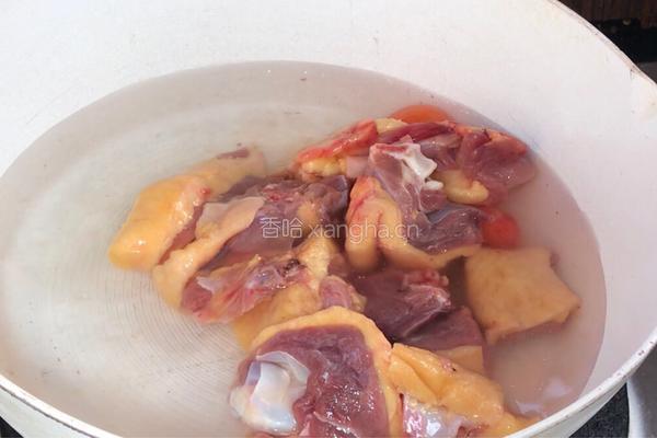 香菇烧鸭肉的做法图解5