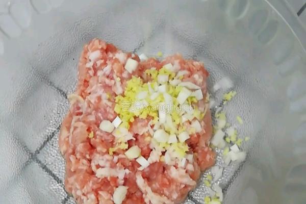猪肉茴香馅的做法图解1