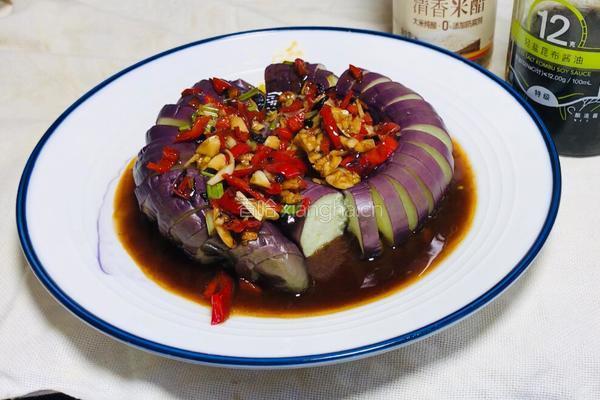 凉拌盘龙茄子的做法图解7