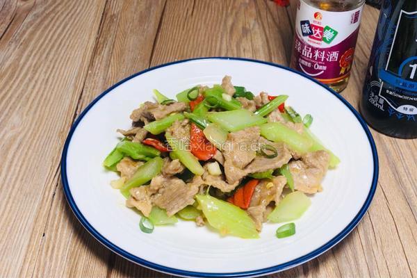 菜心梗炒肉的做法图解20