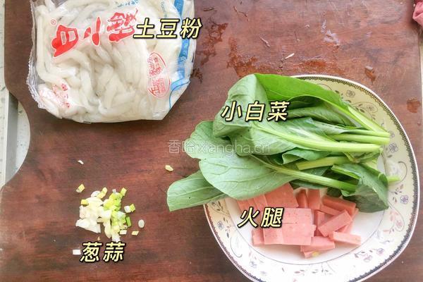 炒土豆粉的做法图解1