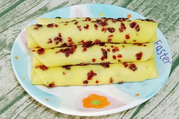 蔓越莓鸡蛋饼的做法图解13