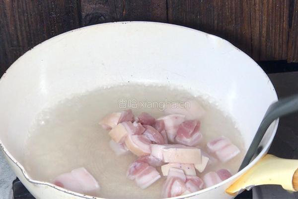 茭白烧肉的做法图解5